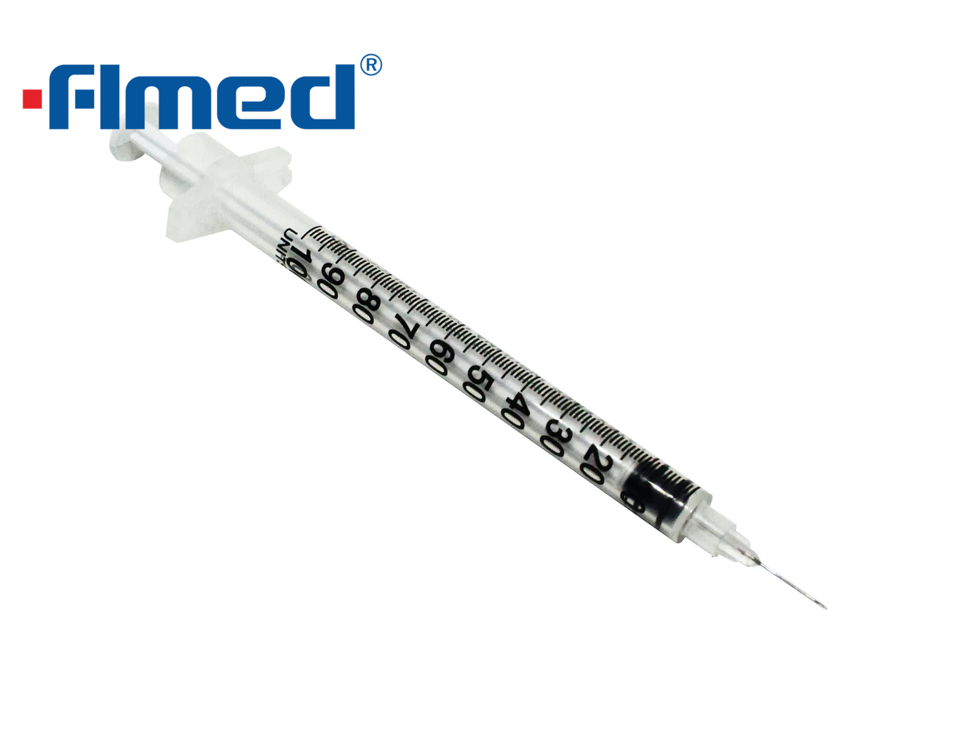 Disposable 1ml Insulin Syringe & Needle 8mm X 30g