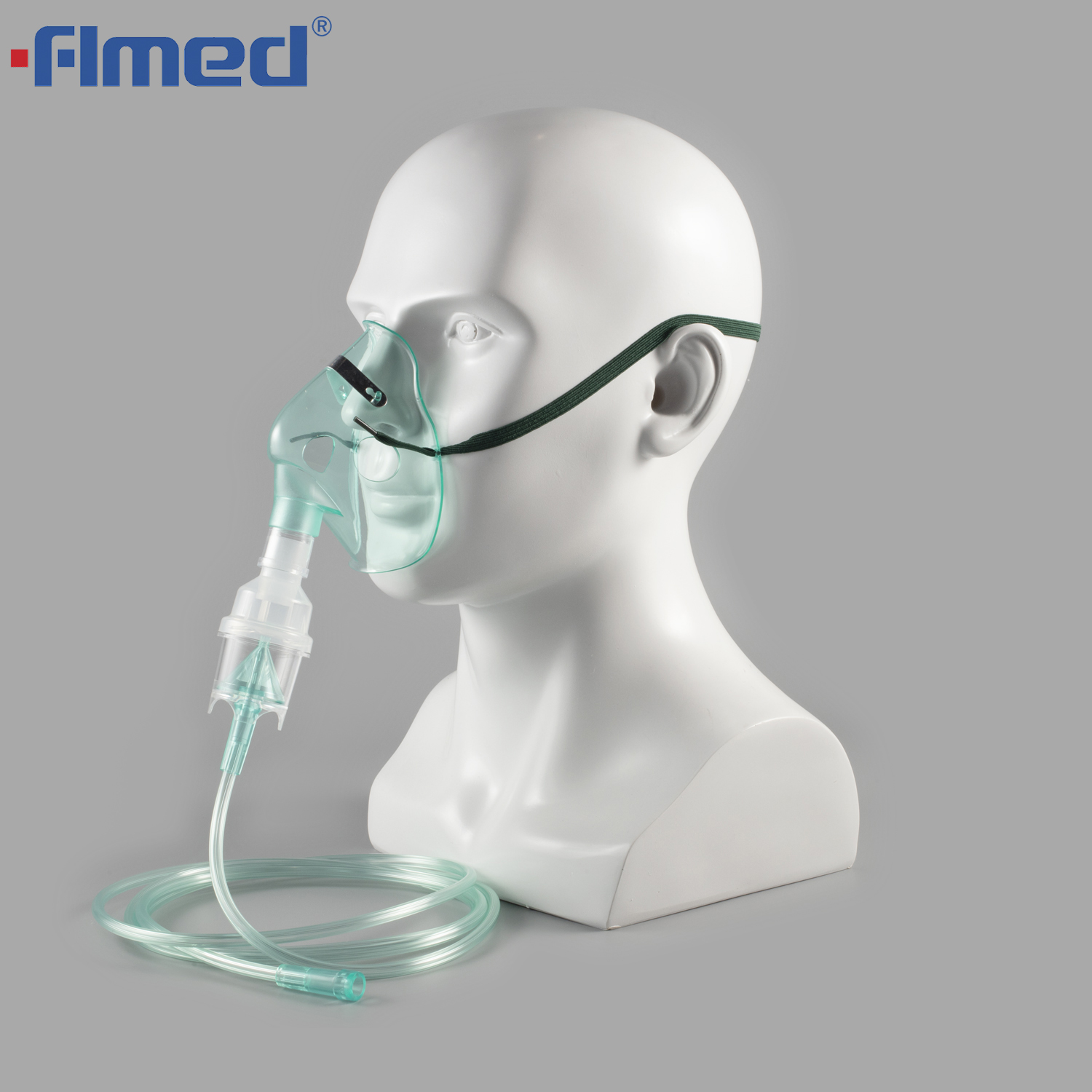 Disposable Nebulizer Mask With Tubing - Adult & Pediatric Sizes