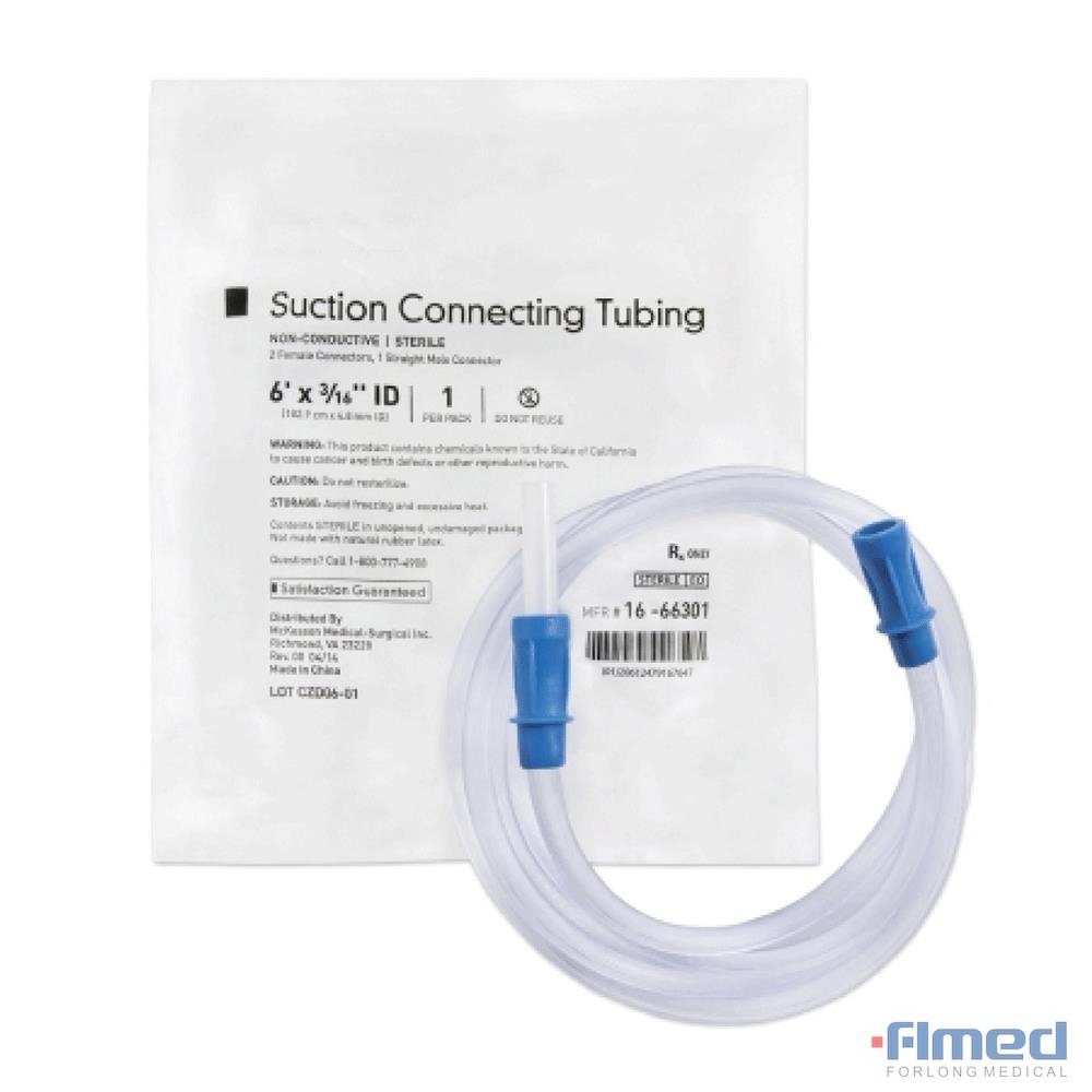 Disposable Medical Suction Tubing with Connectors