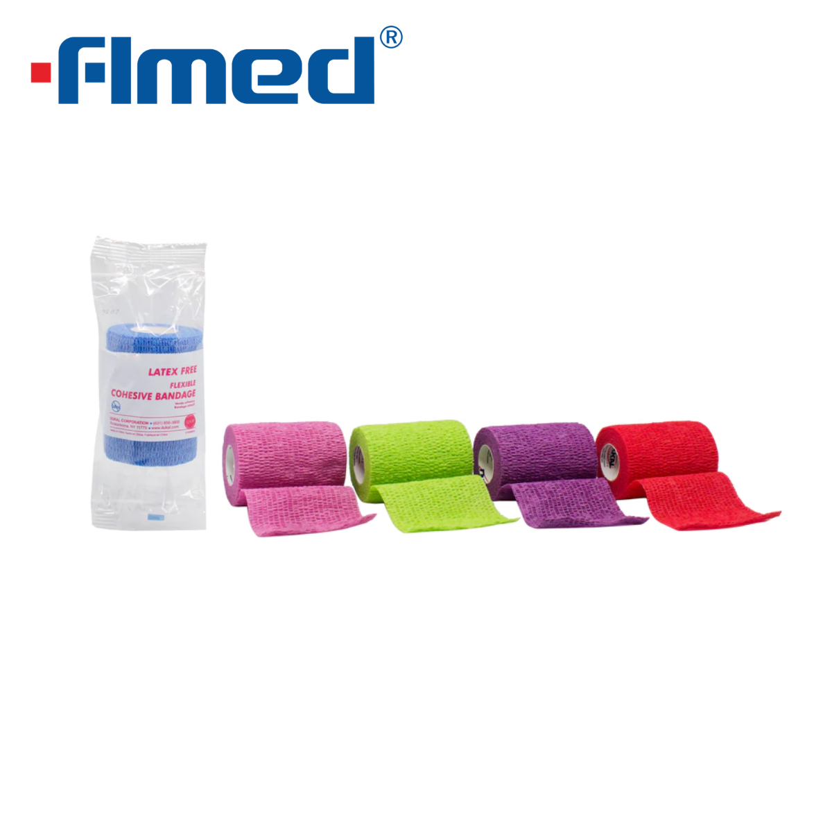 COHESIVE BANDAGE 10cm 12 PACK – ASSORTED COLOURS