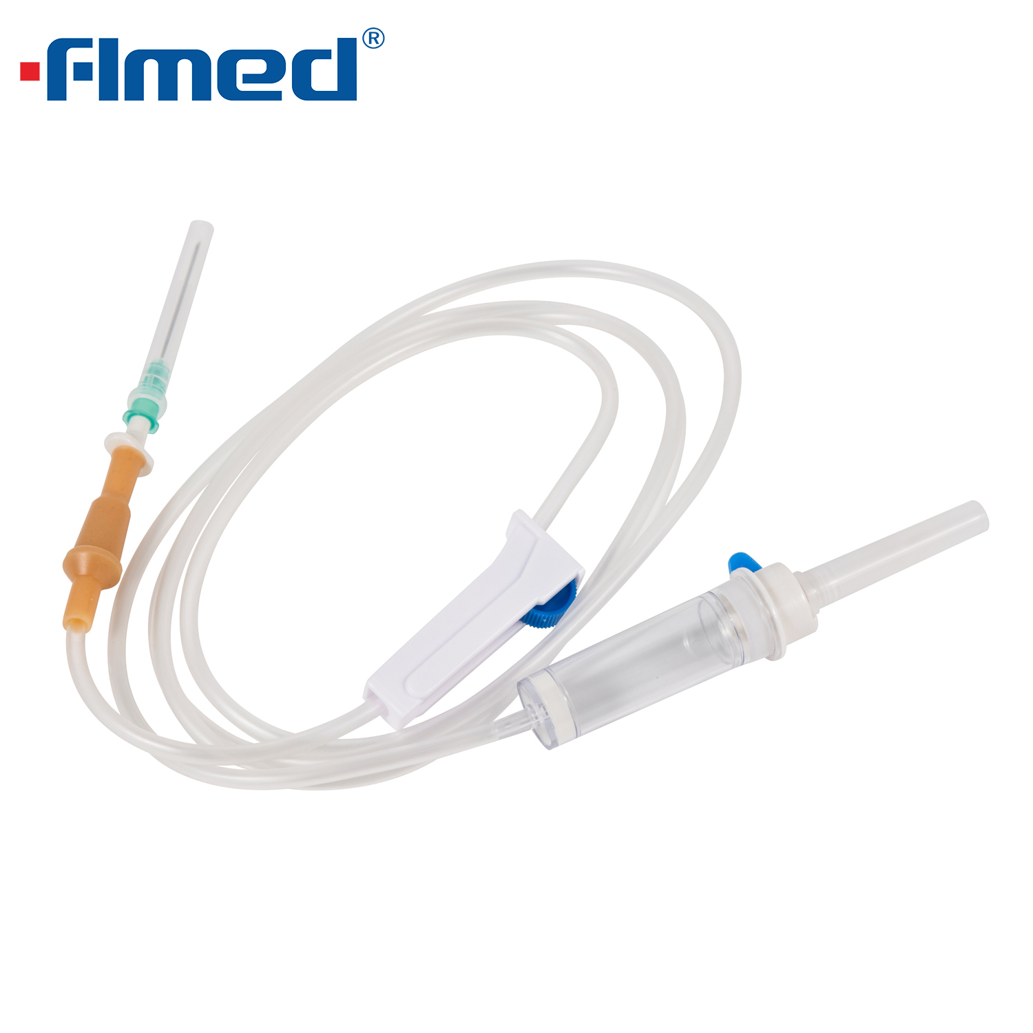 Infusion set with needle 21G x 1 1/2" luer slip