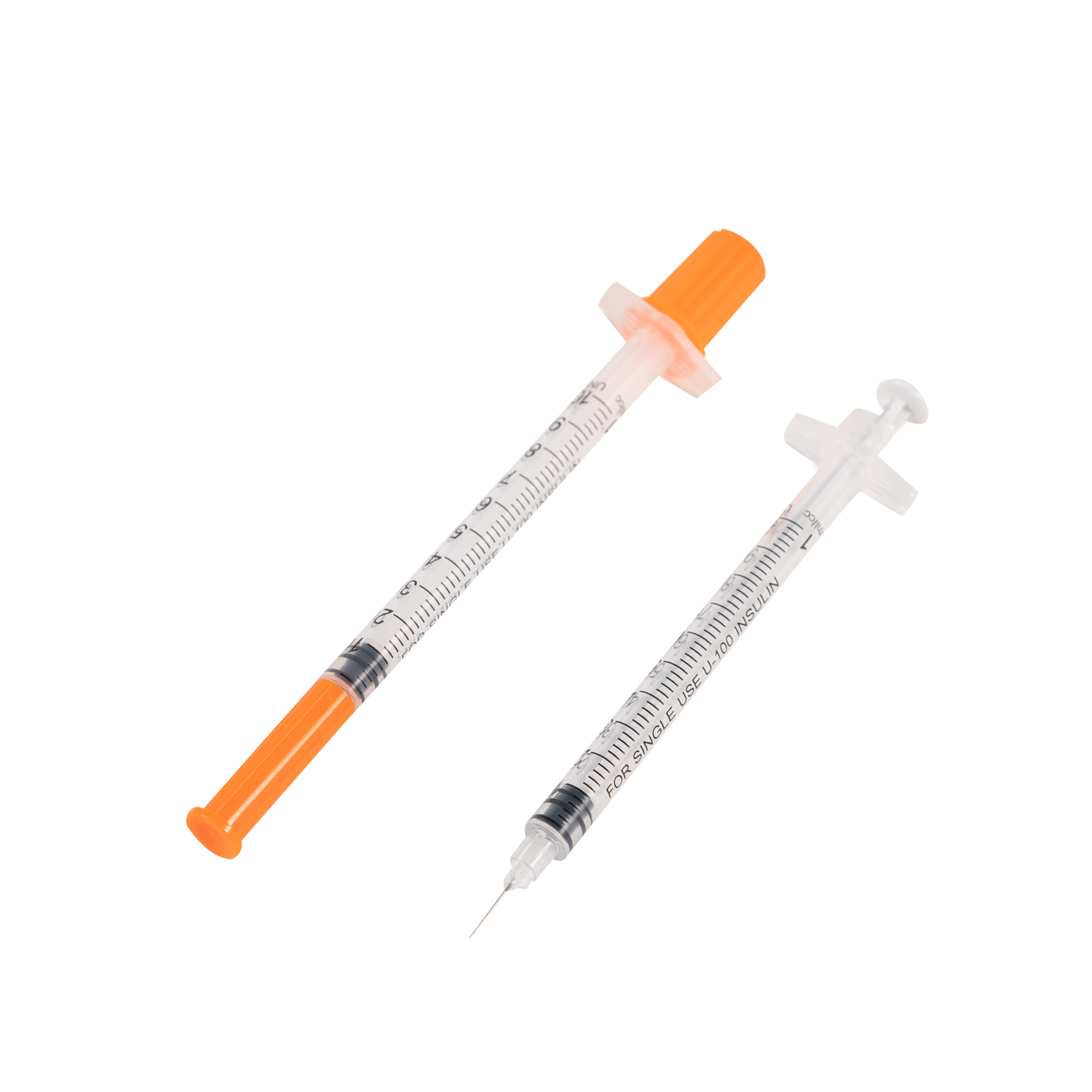 Disposable Insulin Syringe with fixed 0.3ml/0.5ml/1ml sterile individual packaging CE approved
