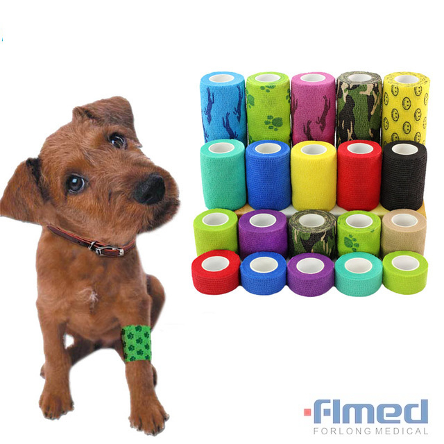 Non-woven Printed Cohesive Bandage for VET