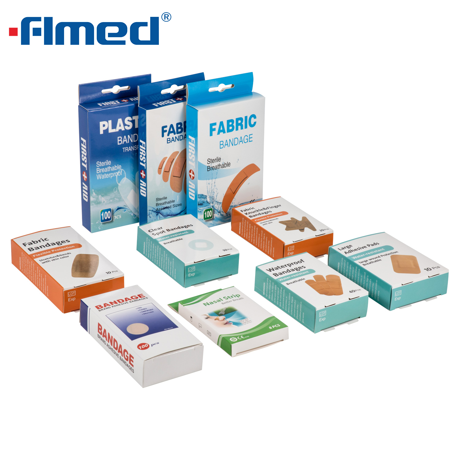 Aidplast Round First Aid Plaster for Wound Care