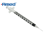 Disposable 1ml Insulin Syringe & Needle 12.7mm X 29g