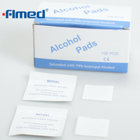 Disposable Sterile Alcohol Prep Pads‎ 3cm X 3cm 
