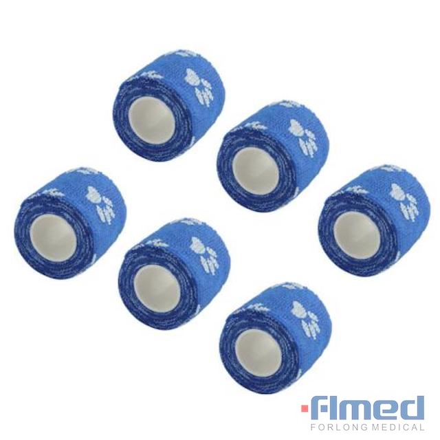 Non-woven Printed Cohesive Bandage for VET