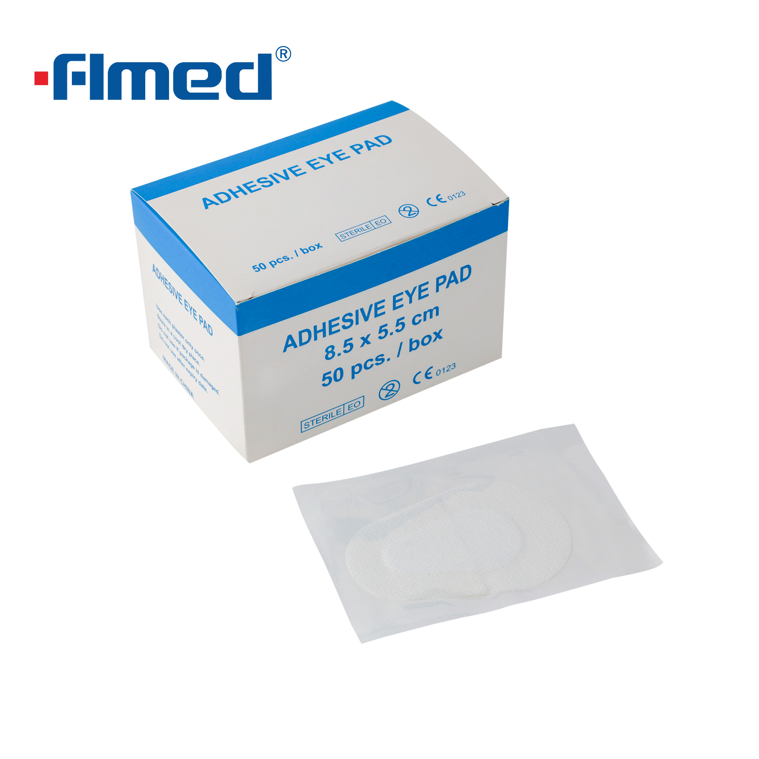 Adhesive Eye Pad Non-woven Eye Dressing with Absorbent Pad