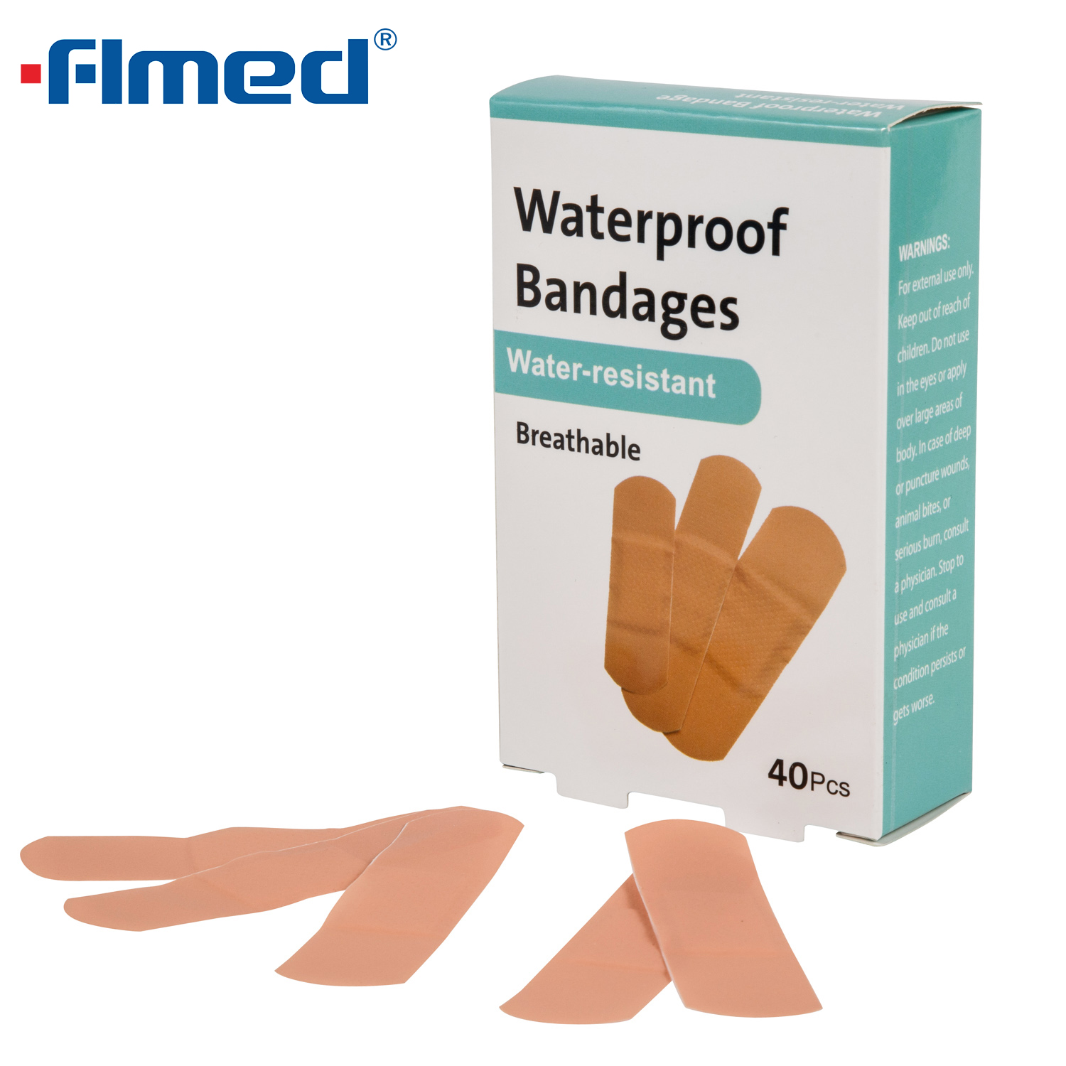Wound Bandage Plastic Waterproof first aid plaster for Wound Care 