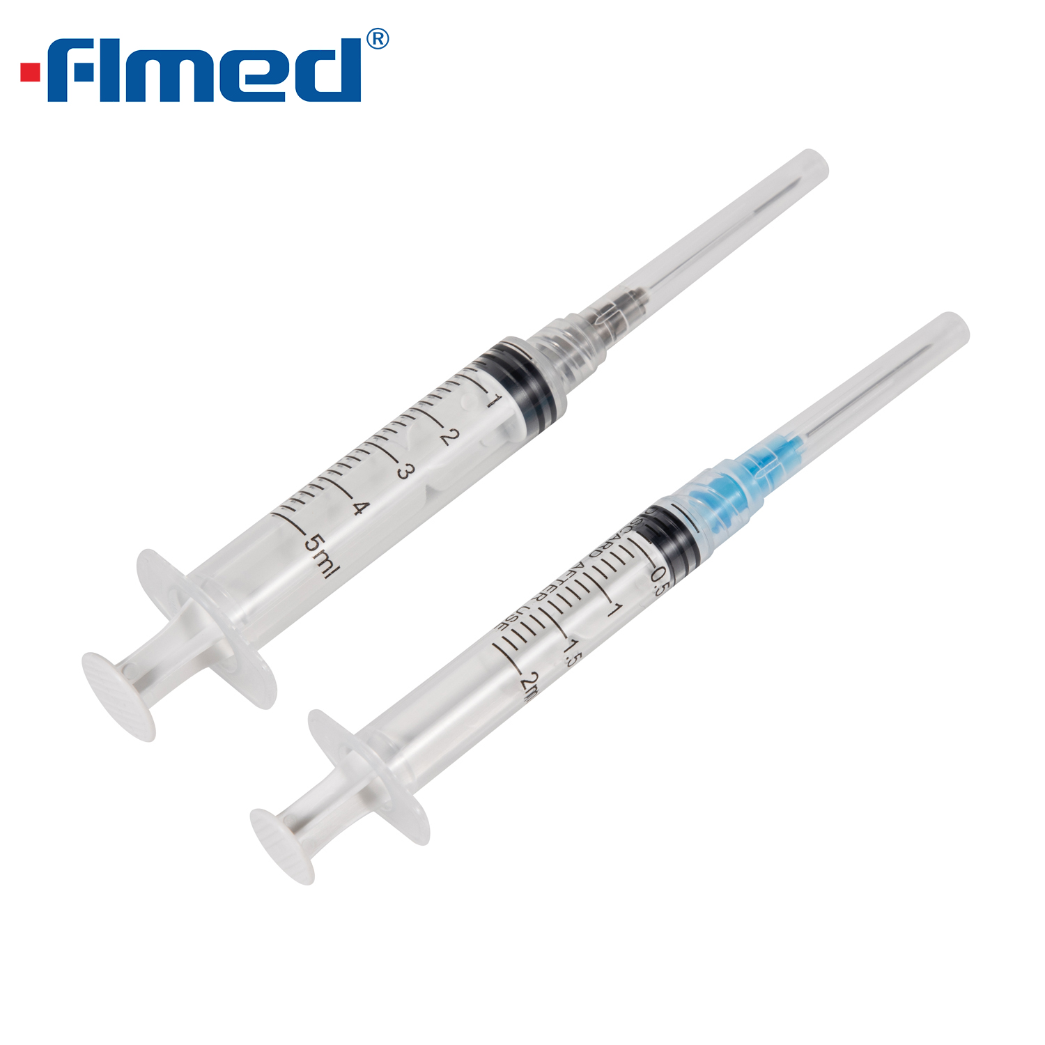 3-part Disposable Syringes with Needles 100PCS/Box