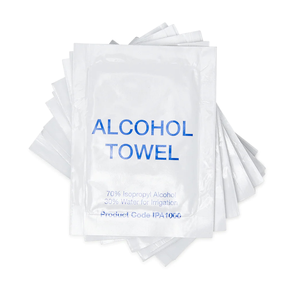 Alcohol Towel Sachets (100)