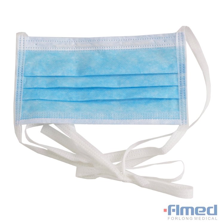 Surgical 3 Ply Disposable Face Masks with Tie On from China