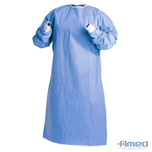 Disposable Sterile Fabric Reinforced Surgical Gown