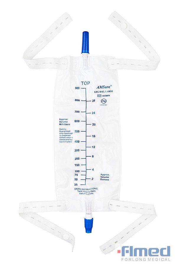 How long can you use a urinary leg bag?
