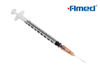 1ml Insulin Syringe & Needle 25g X 16mm CE marked