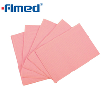 FLMED Dental Patient Bibs Pink 500/Case