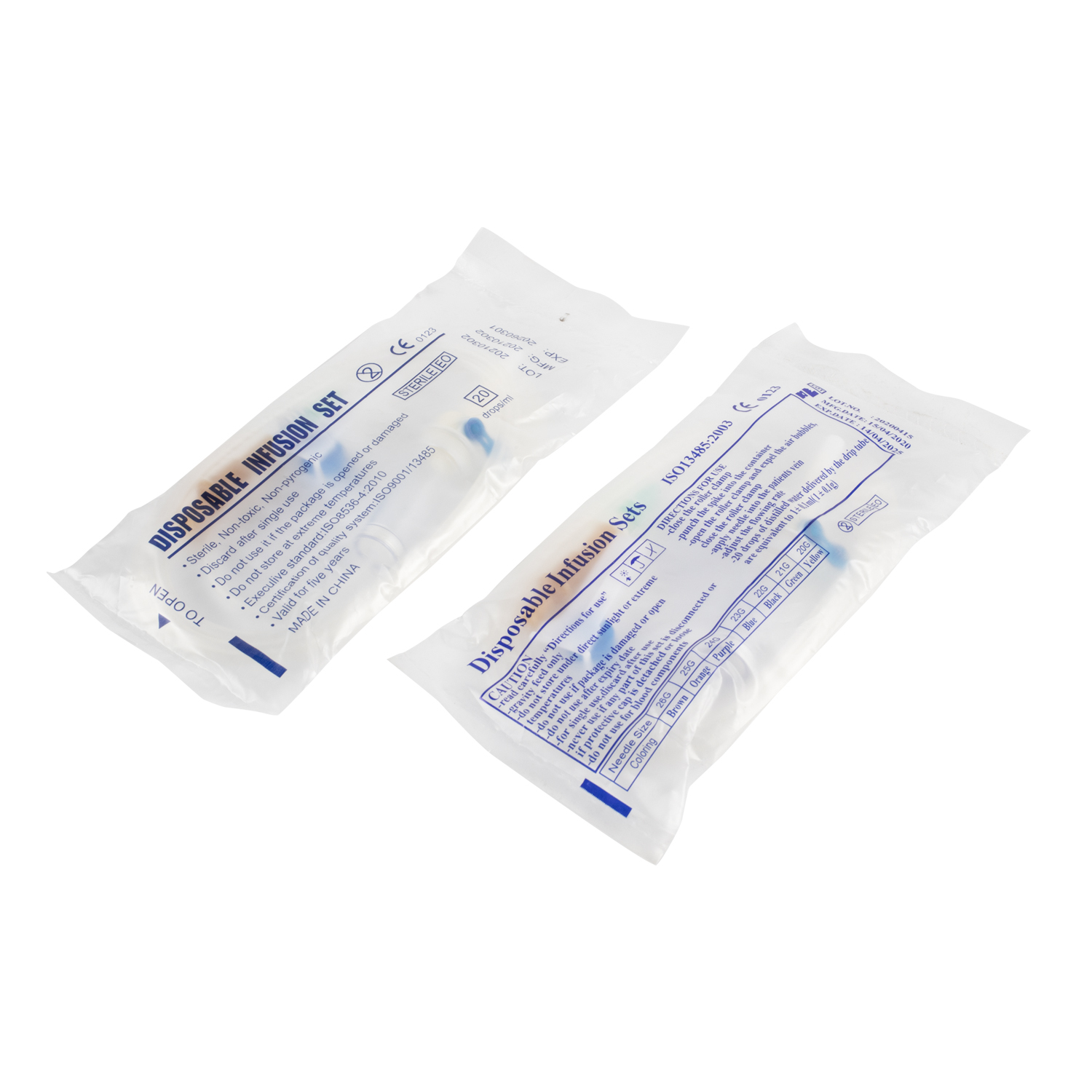 Disposable Infusion Set With Y Port