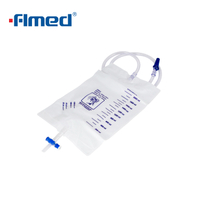 Medical Urinary Drainage Bag with Anti Reflux Device 2000Ml