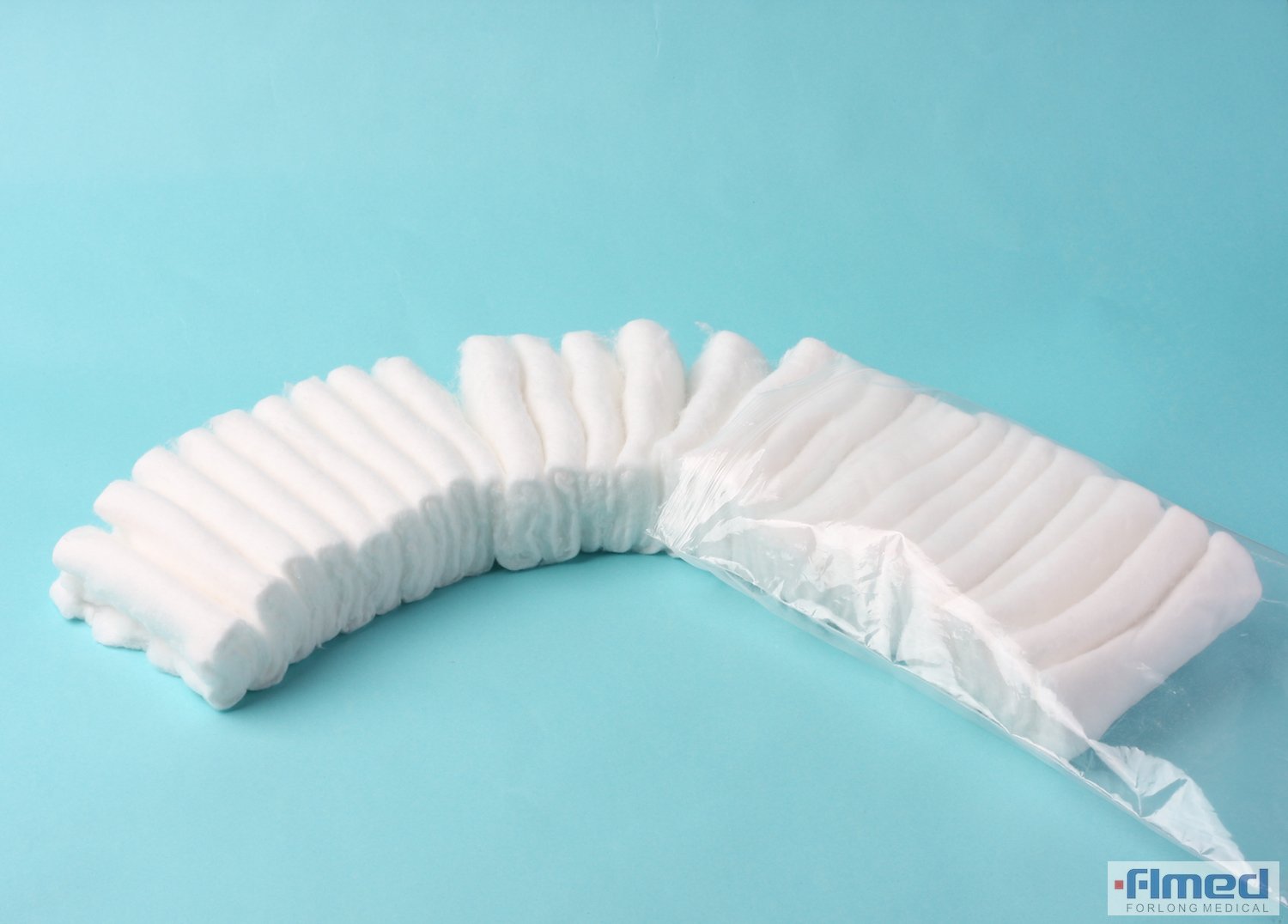 Absorbent Zig Zag Cotton wool from China manufacturer Forlong Medical