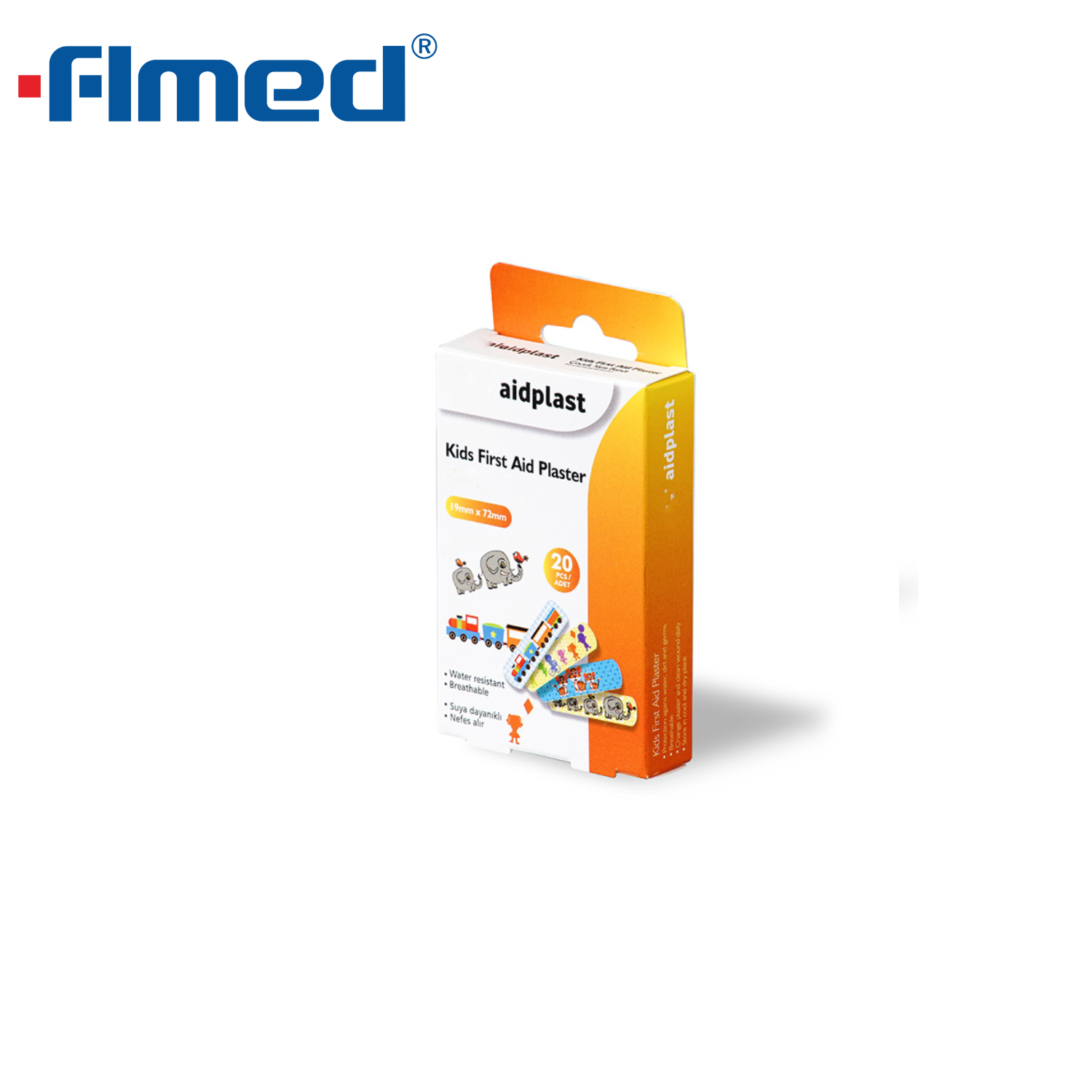 Aidplast Standard First Aid Plaster for First Aid 