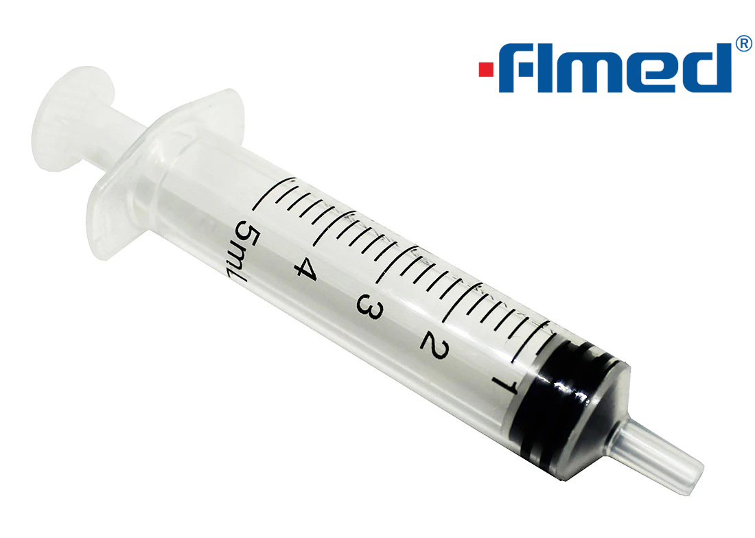 5ml Syringe & Needle 22g X 1, 1/4" Inch Hypodermic