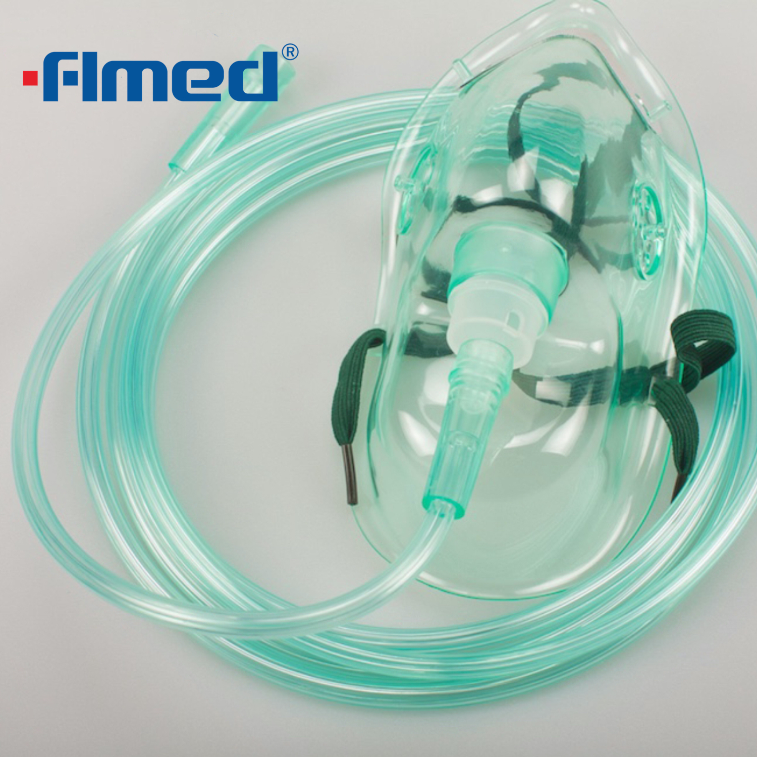OXYGEN MASK - ADULT ELONGATED WITH 210CM TUBING