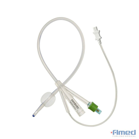 Silicone Foley Catheter with Temperature Probe from China manufacturer ...