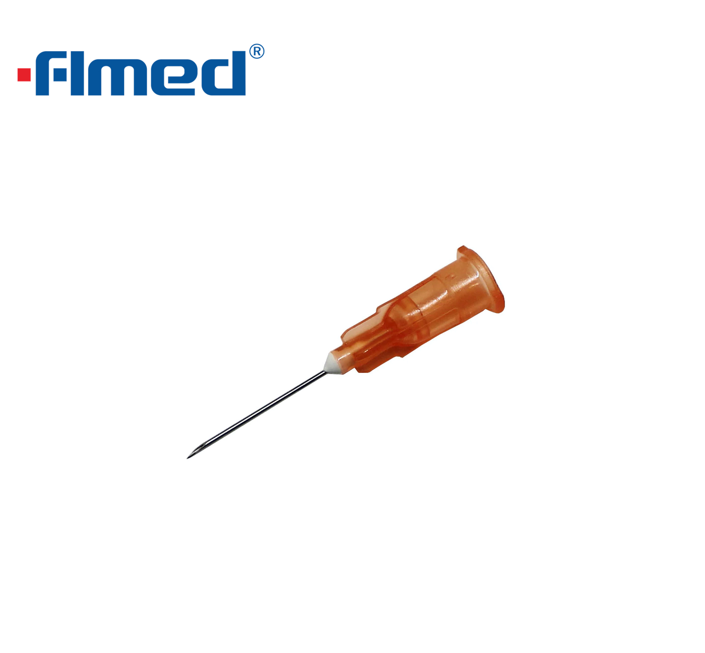 25G Hypodermic Needle (0.5mm X 16mm) Orange (25G X 5/8" Inch)