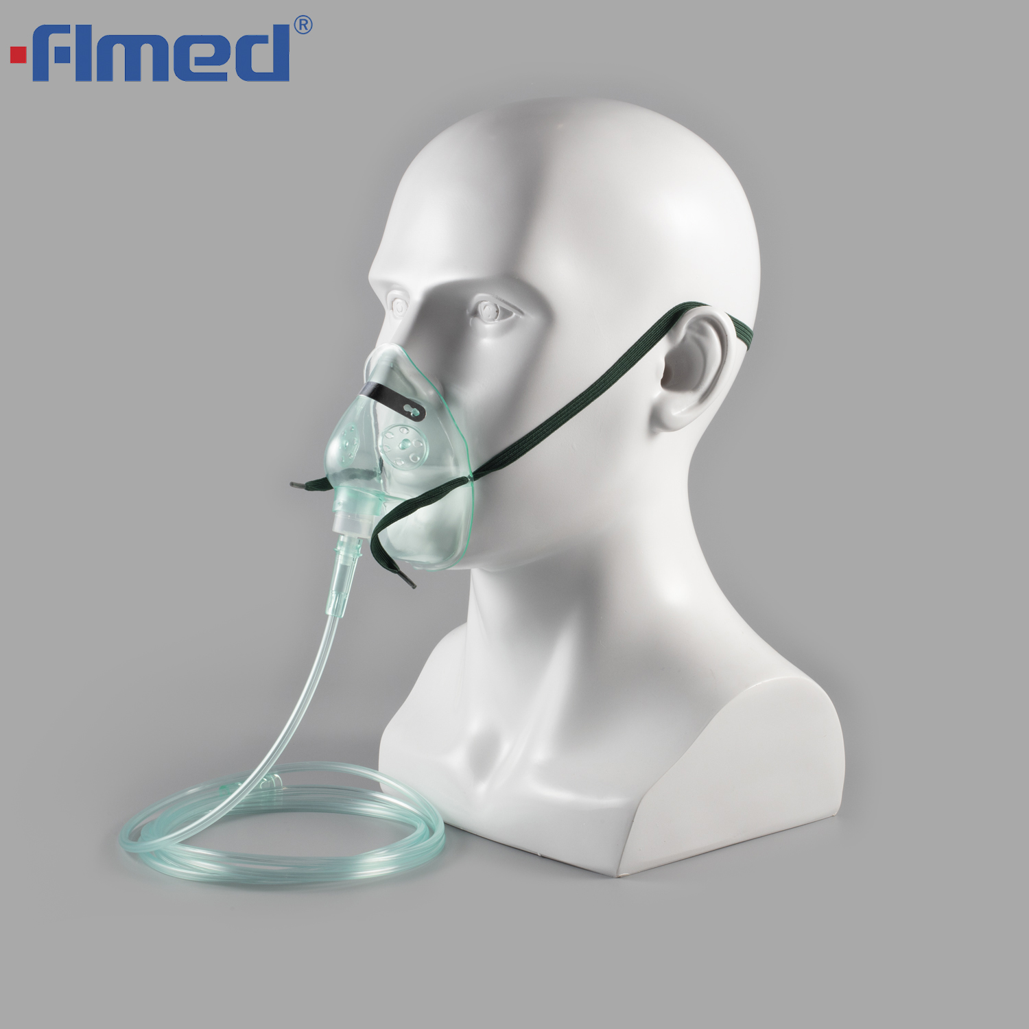 Medical Disposable Oxygen Mask with Tubing for Adult And Pediatric