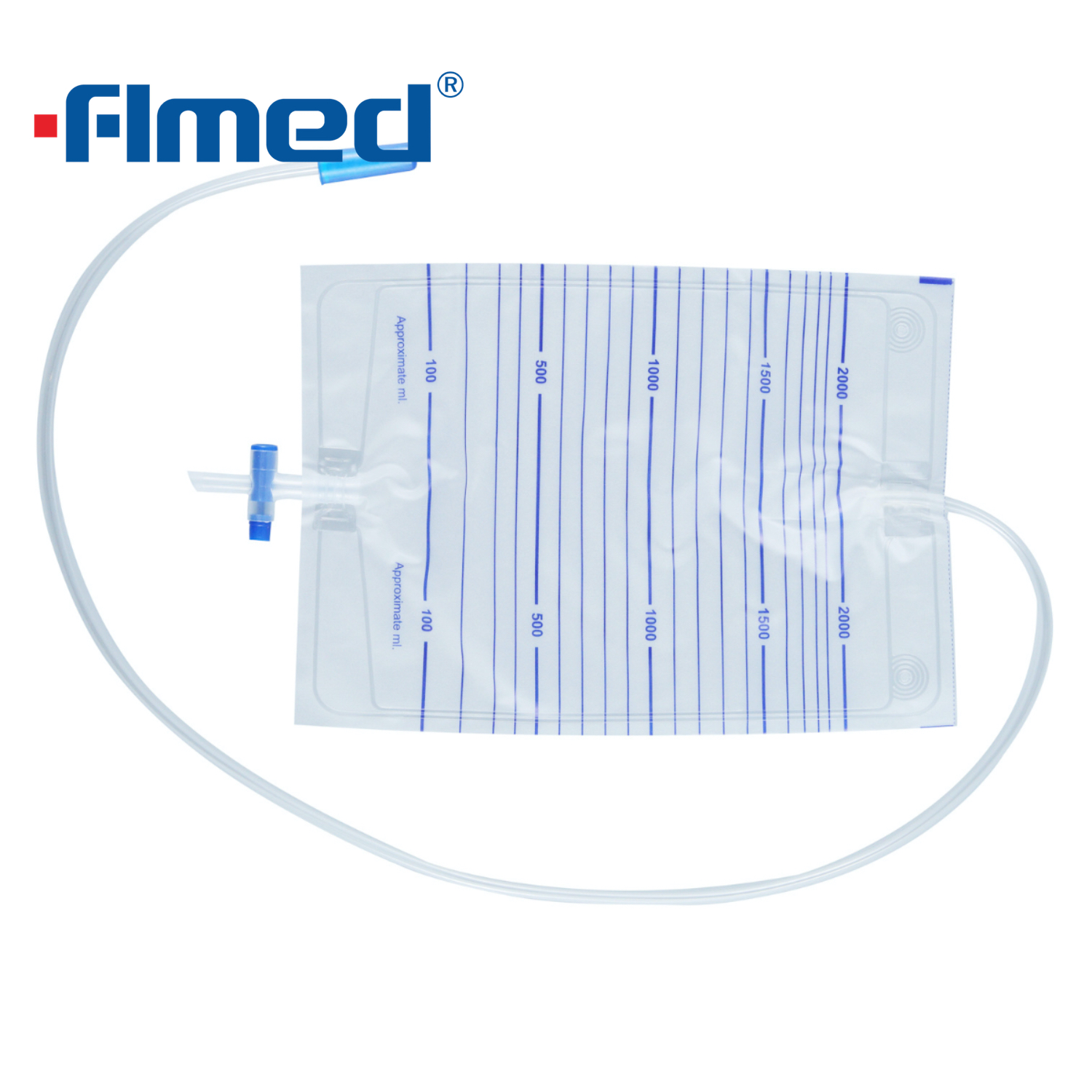 Economic Urine Bag 2000ml with T-valve